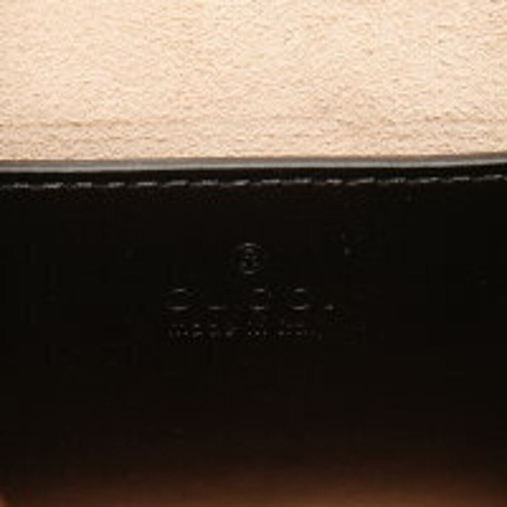 Gucci GG Marmont Tote Chain Leather Shoulder Bag Black - Picture 9 of 13